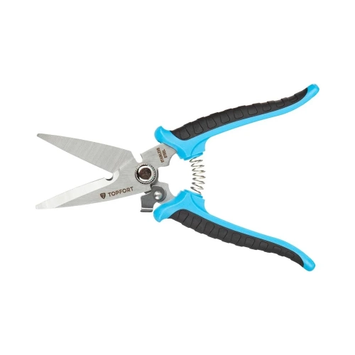 Ножницы по металлу Topfort 8 ручки прорезинованные, сталь 1704753 Ножницы по металлу Topfort 8 ручки прорезинованные, сталь 1704753