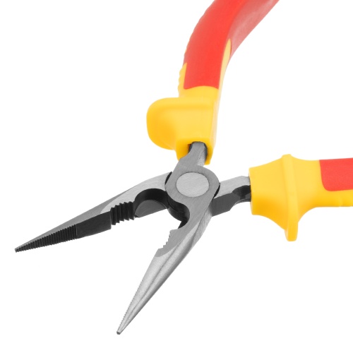 Длинногубцы прямые Insulated, 160 мм, двухкомпонентные рукоятки Matrix Professional фото 3 Длинногубцы прямые Insulated, 160 мм, двухкомпонентные рукоятки Matrix Professional фото 3