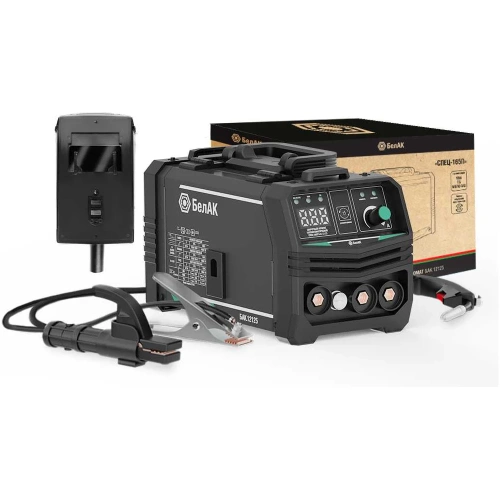 Полуавтоматический сварочный аппарат БелАК 165П, 3 в 1 MMA,MIG NO GAS,TIG БАК.12125