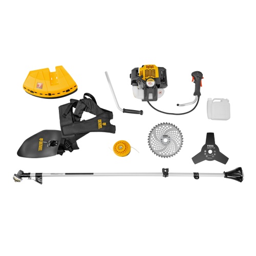 Триммер бензиновый DGT 430, 43 см3, 2.5 л. с, неразъемная штанга, состоит из 2 частей Denzel фото 3