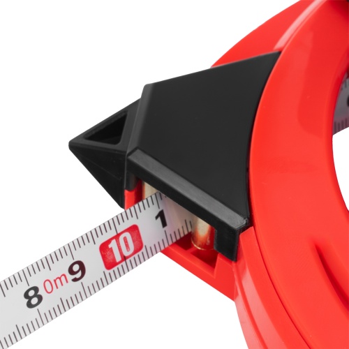 Рулетка геодезическая, 50 м х 12,5 мм, металлическая лента, закрытый корпус Matrix фото 5