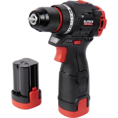 Аккумуляторная дрель Elitech CD 16L2 (16В, 2х2Ач, 55Нм, BL) HD 205715 фото 8 Аккумуляторная дрель Elitech CD 16L2 (16В, 2х2Ач, 55Нм, BL) HD 205715 фото 8