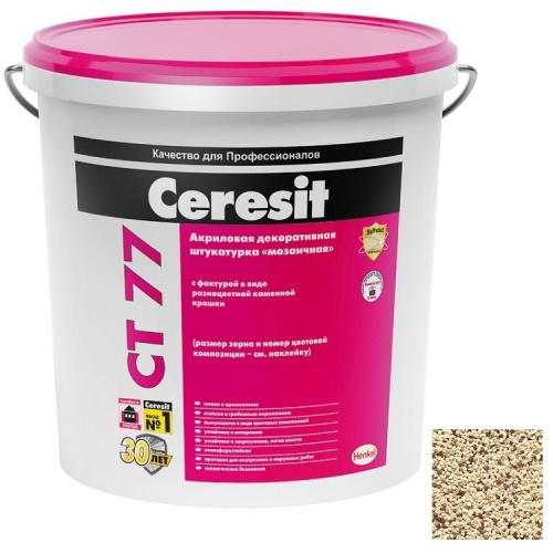 Штукатурка акриловая декоративная Ceresit CT 77 Мозаичная Sierra 1 25 кг