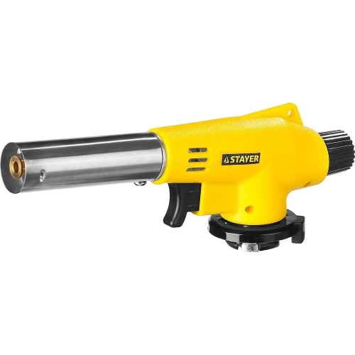 Газовая горелка STAYER MaxTerm на баллон, с пьезоподжигом, 1300С 55584 Газовая горелка STAYER MaxTerm на баллон, с пьезоподжигом, 1300С 55584