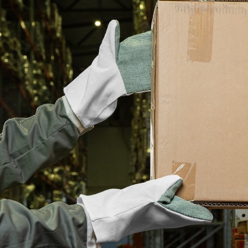 Рукавицы х/б с брезентовым наладонником, 2 размер Сибртех фото 8