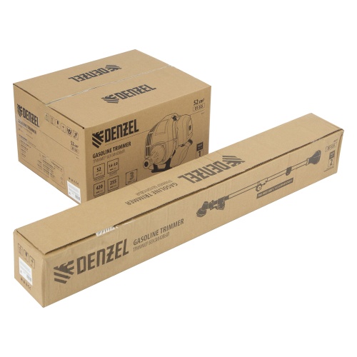 Триммер бензиновый DT 52S, 52 см3, 3 л. с, разъемная штанга, состоит из 2 частей Denzel фото 5