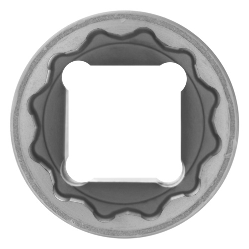 Головка торцевая, 19 мм, двенадцатигранная, CrV, под квадрат 1/2, хромированная Stels фото 4