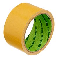 Лента клейкая двусторонняя, 50 мм х 10 м, на полипропиленовой основе Сибртех