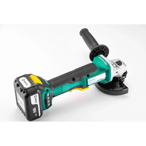 Аккумуляторная бесщёточная угловая шлифмашина 18V 5" Sata SC51090 фото 6
