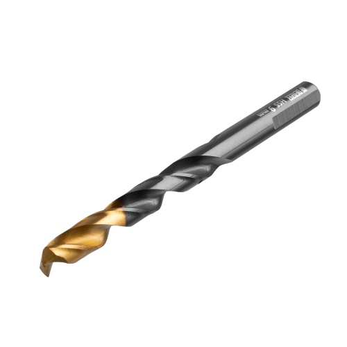 Сверло по металлу, 9 мм, HSS-Tin, Golden Tip, 8 шт. Denzel фото 2