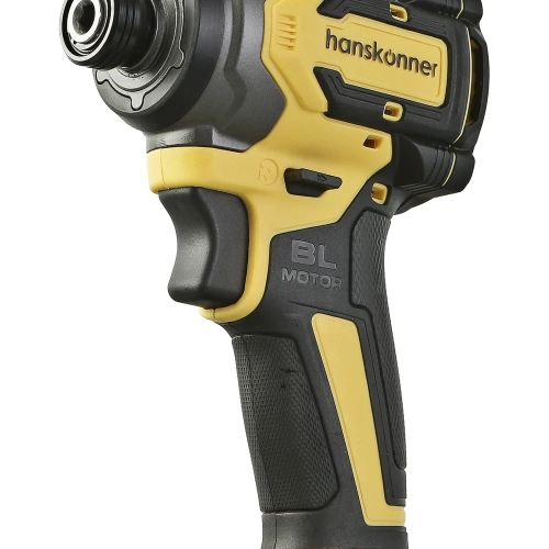 Винтоверт Hanskonner удар б/щ, 18В,1BatterySystem, 280Нм,1/4",2x2Ач, кейс HCD20280BLWC фото 6