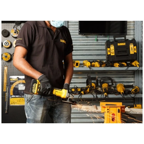Аккумуляторная угловая шлифмашина DEWALT DCG405N, 20 В, 100 мм, 9000 об/мин, без АКБ и ЗУ DCG405N-A9 фото 6