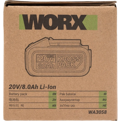 Аккумулятор WORX Professional 20В, 8А*ч WA3058 фото 7
