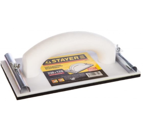 Терка шлифовальная Stayer 3569-12 120x230мм Терка шлифовальная Stayer 3569-12 120x230мм