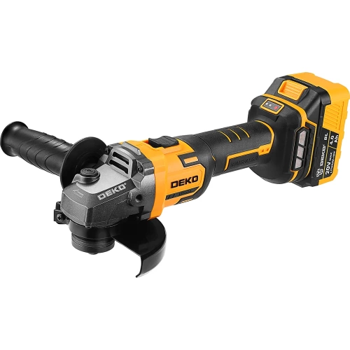 Углошлифовальная машина бесщеточная DEKO ZKAG20, 20В, 1x4.0Ач 084-1044 фото 5 Углошлифовальная машина бесщеточная DEKO ZKAG20, 20В, 1x4.0Ач 084-1044 фото 5