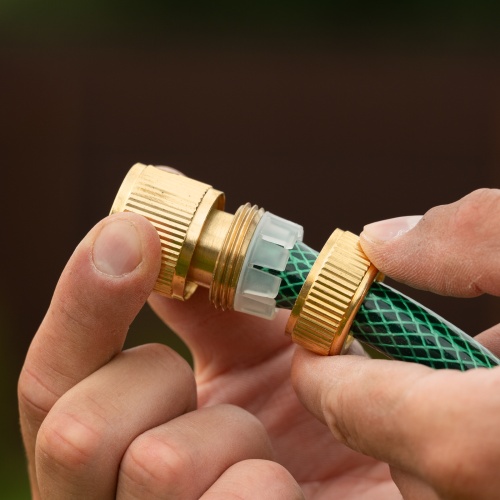 Соединитель латунный, быстросъемный для шланга 1/2 Palisad фото 6