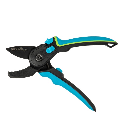 Секатор с наковальней, 220 мм, регулировка захвата, трехкомпонентные рукоятки, LUXE Palisad фото 3