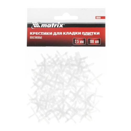 Крестики, 2.5 мм, для кладки плитки, 100 шт Matrix фото 3