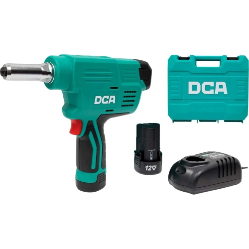 Аккумуляторный заклепочник DCA 2 АКБ 2,0 А*ч, в кейсе ADPM40 Аккумуляторный заклепочник DCA 2 АКБ 2,0 А*ч, в кейсе ADPM40