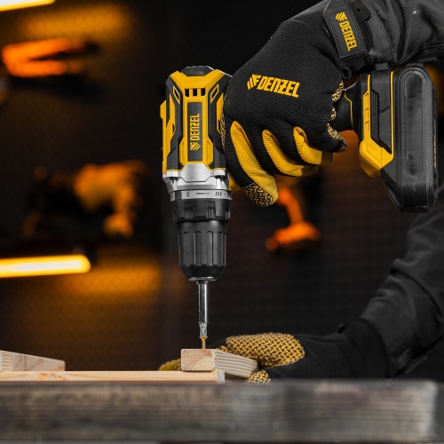 Дрель-шуруповерт аккумуляторная, бесщет. BLDL-18-0 Li-Ion, 18 В Denzel фото 19