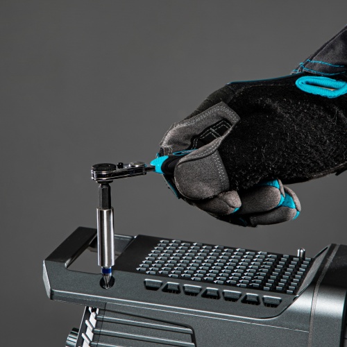 Набор бит и головок торцевых, 1/4, карданный ключ, трещотка, адаптер, S2, 37 шт. Gross фото 16