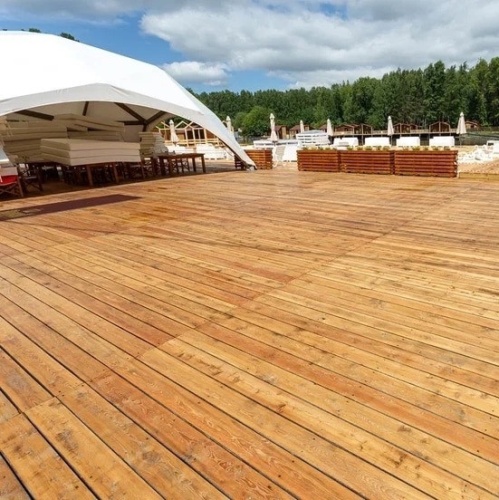 Доска палубная из лиственницы 2000х120х28 мм сорт АВ фото 4