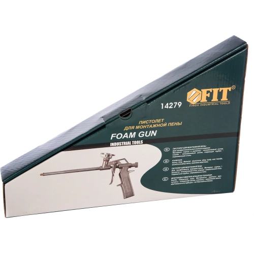 Пистолет для монтажной пены FIT IT цельнометаллический 14279 фото 5