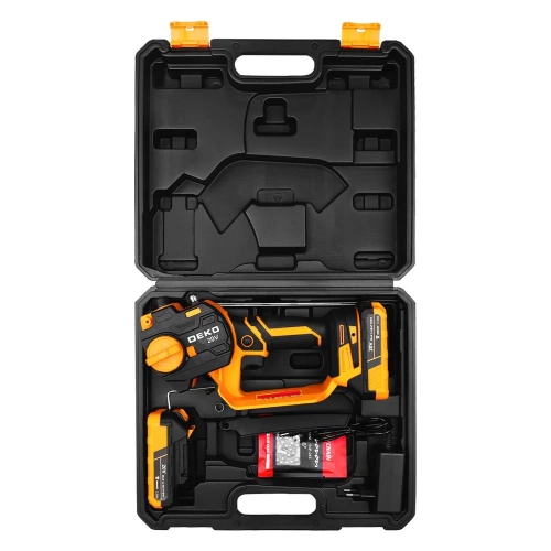 Пила цепная аккумуляторная DEKO DKCHS 20-6, 20В, 2x2.5Ач в кейсе 085-2014 фото 7
