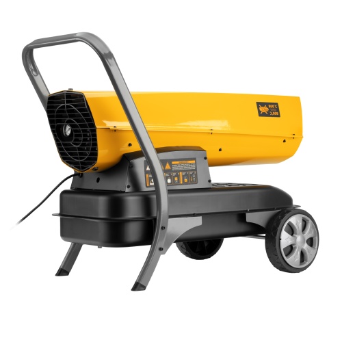 Дизельная тепловая пушка DHG-45i, 45 кВт, 1000 м3/ч, прямой нагрев, электронный термостат Denzel фото 5