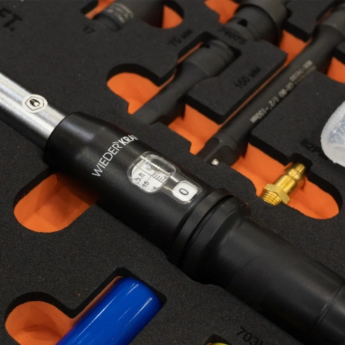 Набор пневматического и динамометрического инструмента WIEDERKRAFT в ложементе, 38 предметов WDK-3740X фото 7