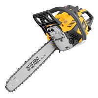 Пила цепная бензиновая DS-5218, шина 45 см, 52 см3, 3 л.с, шаг 0,325, паз 1,5 мм, 72 звена Denzel