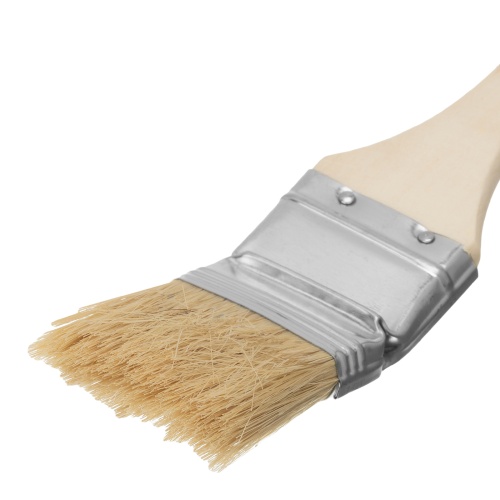 Кисть радиаторная 1.5", натуральная щетина, деревянная ручка MTX фото 3