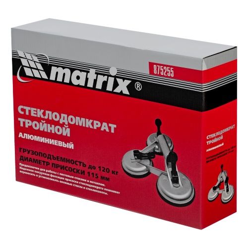 Стеклодомкрат алюминиевый тройной Matrix фото 8