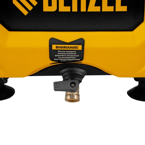 Компрессор воздушный безмасляный РС 1/6-180,1, 1 кВт, 180 л/мин, 6 л Denzel фото 20