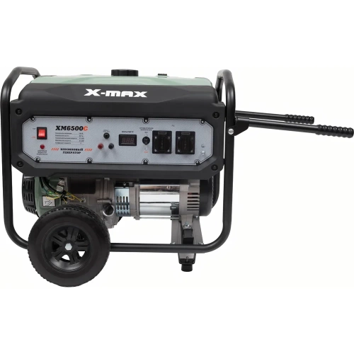 Бензиновый генератор X-MAX (5,5 кВт, ручной стартер, медная  обмотка, без АКБ) XM6500C фото 8
