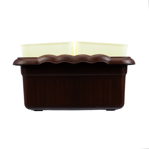 Набор для рассады, поддон 444х185х82 мм, 10 горшочков по 460 мл. с выдвижным дном Palisad фото 3 Набор для рассады, поддон 444х185х82 мм, 10 горшочков по 460 мл. с выдвижным дном Palisad фото 3