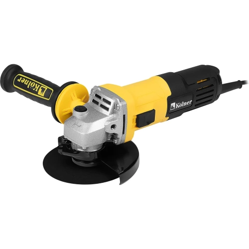 Машина углошлифовальная Kolner (УШМ) 125мм, 750Вт,  KAG 125-750, 11000 об/мин, 22,2мм, М14, защита мотора, бесключевой кожух (бок.рукоятка, ключ) 8030700606