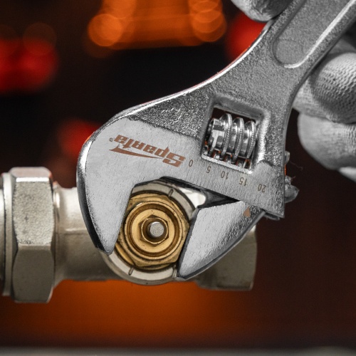 Ключ разводной, 200 мм, хромированный Sparta фото 10