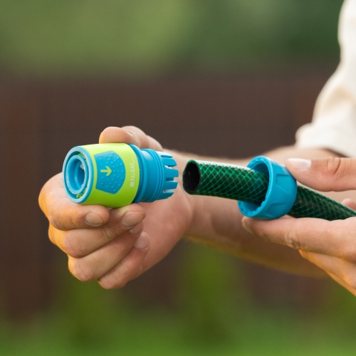 Соединитель быстросъемный для шланга 1/2-3/4, АВС-пластик Palisad Luxe фото 7