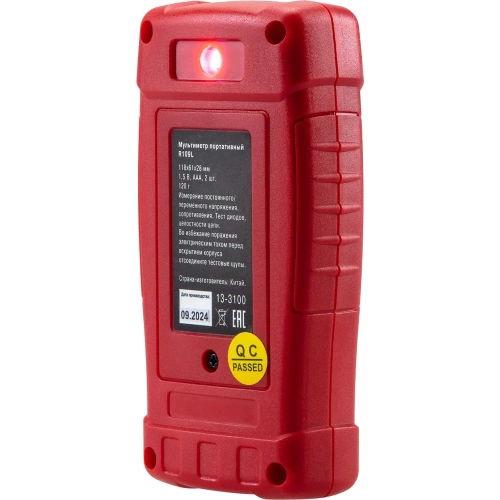 Мультиметр портативный REXANT R109L 13-3100 фото 9