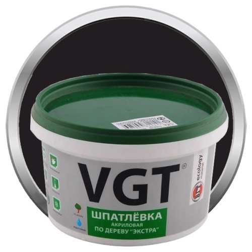 Шпатлевка акриловая по дереву VGT Экстра Венге 1 кг