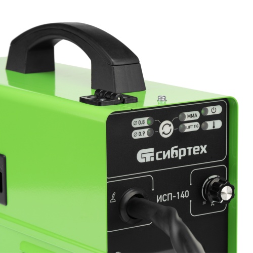 Аппарат инвертор. полуавтомат. сварки ИСП-140, 140 А, ПВ 60% Сибртех фото 11