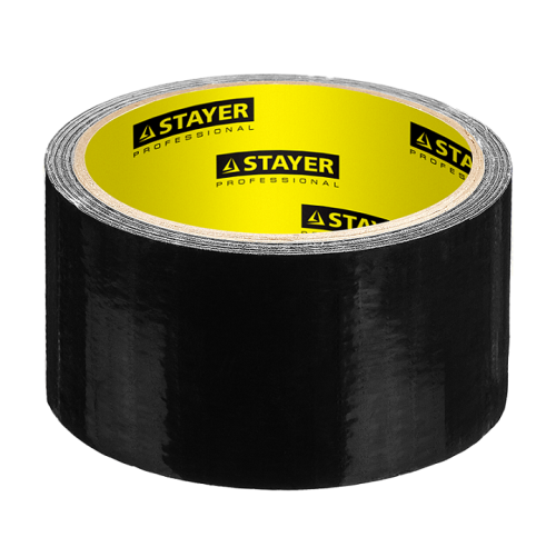 Лента армированная Stayer Proffessional 12086-50-10 черная 48 мм 10 м
