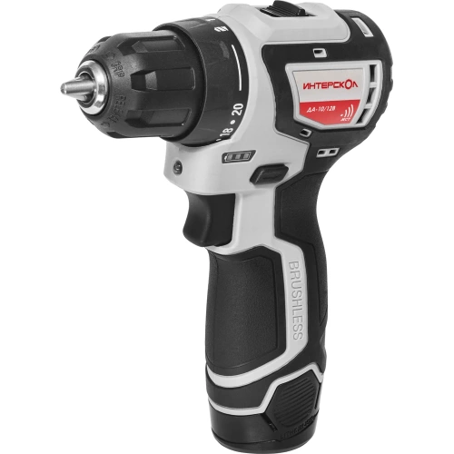 Бесщеточная аккумуляторная дрель-шуруповерт Интерскол ДА-10/12В 36 МиниМАКС Li-ion, кейс, 2 аккум., 2Ач 687.2.2.70 Бесщеточная аккумуляторная дрель-шуруповерт Интерскол ДА-10/12В 36 МиниМАКС Li-ion, кейс, 2 аккум., 2Ач 687.2.2.70