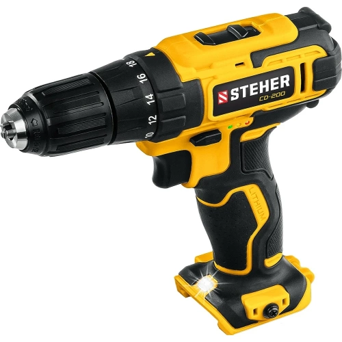 Дрель-шуруповерт STEHER 20В, без АКБ CD-200 Дрель-шуруповерт STEHER 20В, без АКБ CD-200
