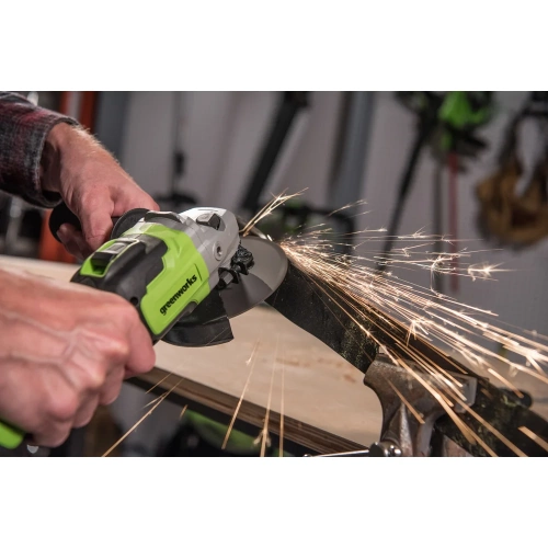 Аккумуляторная угловая шлифовальная машина GreenWorks GD24AG 3200207UA фото 10