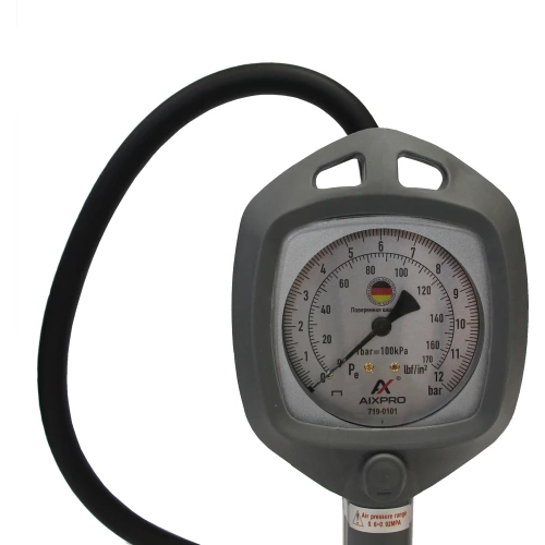 Пистолет подкачки шин AIXPRO с манометром 12 бар, профессиональный, усиленный, шланг 80 см, для шиномонтажа и гаража 719-0101 фото 3 Пистолет подкачки шин AIXPRO с манометром 12 бар, профессиональный, усиленный, шланг 80 см, для шиномонтажа и гаража 719-0101 фото 3