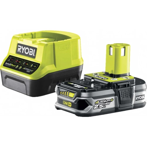 Набор Ryobi ONE+ RC18120-125 5133003359 аккумулятор (18 В; 2.5 А*ч; Li-Ion) и зарядное устройство RC18120 фото 8 Набор Ryobi ONE+ RC18120-125 5133003359 аккумулятор (18 В; 2.5 А*ч; Li-Ion) и зарядное устройство RC18120 фото 8