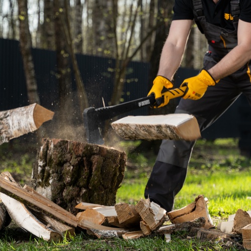 Колун, F17, 2500 гр, двухкомпонентная рукоятка, 710 мм// Denzel фото 13