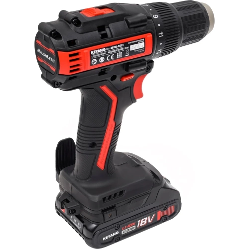 Бесщеточный аккумуляторный шуруповерт KEYANG DD18BL-W (Set) фото 3